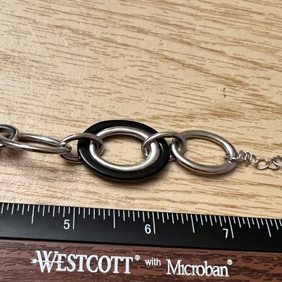 Lia Sophia Black & Silver Link Bracelet - Picture 3 of 3